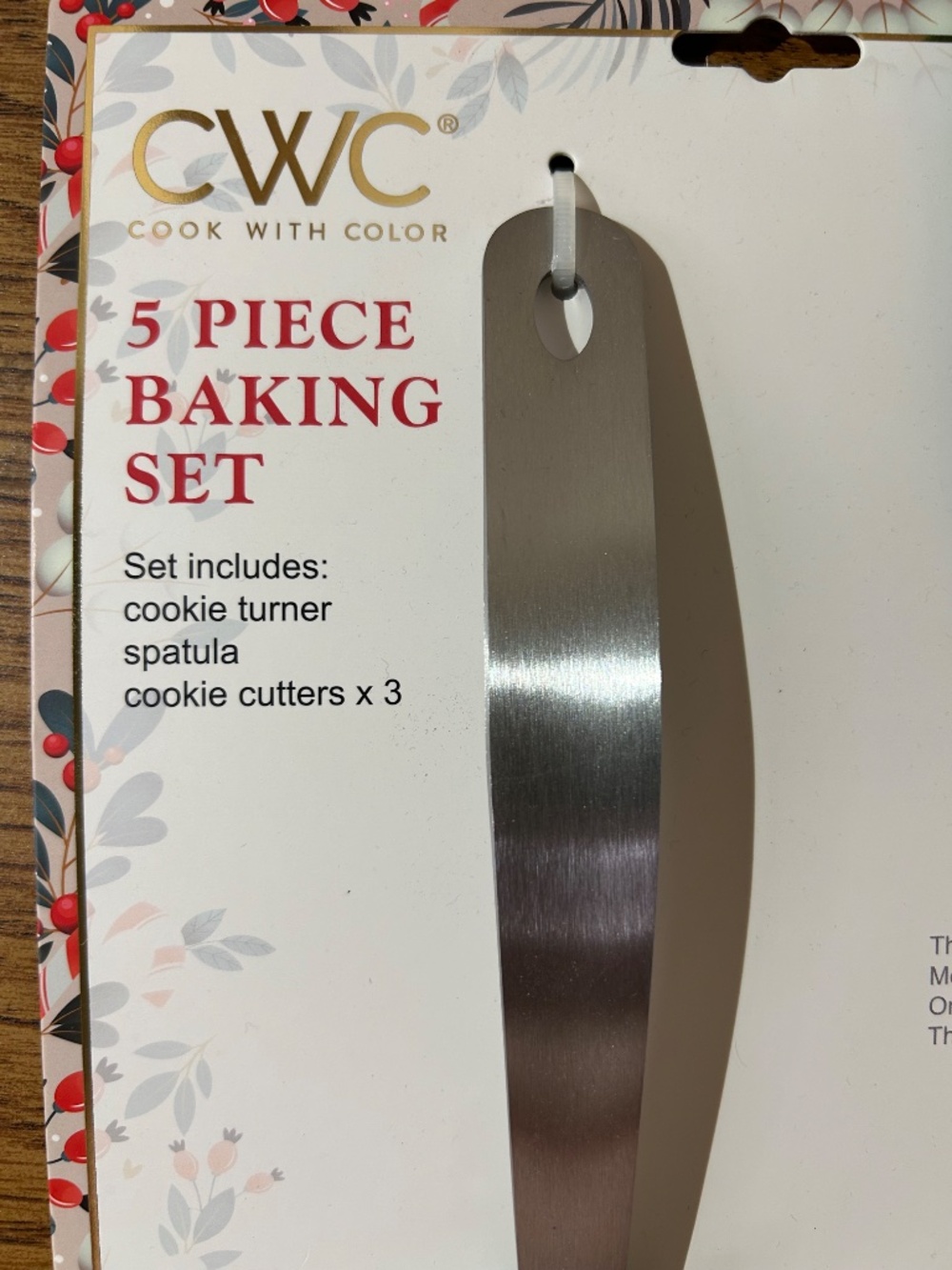 CWC Christmas Kitchen Tool Kit 5-Pack Santa Gift Stocking Baking Festive - Picture 3 of 8